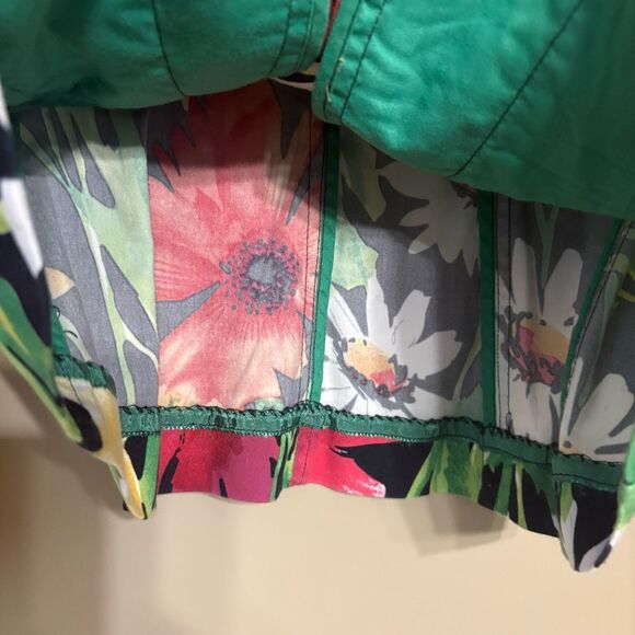 Chico’s Long Sleeve MultiColor Button Floral Blazer Jacket Size 1/Medium/8 - Picture 7 of 9